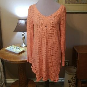 XCVI Crochet Tunic L